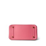 Birkin 25 Rose Azalee Swift Gold Plated A Stamp - Image 3