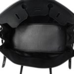 Shoulder Birkin 42 JPG Noir Clemence Palladium Plated [I] Stamp - Image 16
