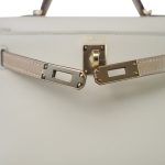 Mini Kelly Sellier II Bi-Color Horseshoe (HSS) Craie/Trench Epsom Permabrass Plated Z Stamp - Image 7