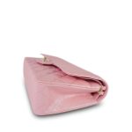 19S Iridescent Pink Caviar Quilted Medium Classic Flap Light Gold Hardware - Image 8