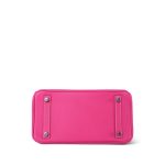 Birkin 25 (Candy Model) Rose Tyrien / Rubis Veau Epsom Palladium Plated [O] Stamp - Image 5