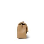 Beige/Black Bi-Color Lambskin Quilted Mini Rectangular Flap Light Gold Hardware - Image 4