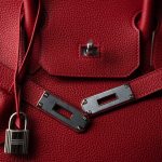 Birkin 30 Verso Rouge Casaque/Rouge H Togo Palladium Plated Y Stamp - Image 3