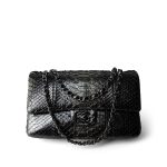 Metallic Python Medium Classic Double Flap - Image 2