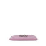 22S Pink Lambskin Quilted 19 Card Holder SHW - Image 6