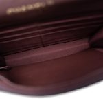 Golden Class Burgundy Quilted Patent Wallet On Chain LGHW - Image 12