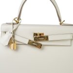 Kelly Sellier 28 Craie Veau Epsom Gold Plated D Stamp - Image 16