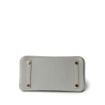 Birkin 25 Gris Perle Togo Gold Plated Z Stamp - Image 6