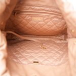 Caramel Calfskin Quilted Medium 22 Hobo Bag Aged Gold Hardware - Image 17