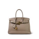 Birkin 30 Gris T Togo Gold Plated P Square Stamp - Image 4