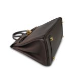 Birkin 25 Ebène Veau Togo Gold Plated Z Stamp - Image 9