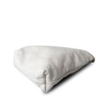 White Calfskin Quilted Mini 22 Bag Antique Gold Hardware - Image 11