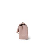 Light Pink Lambskin Quilted Mini Rectangular Flap Light Gold Hardware - Image 3