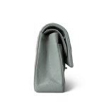 Light Green Caviar Quilted Classic Flap Medium Light Gold Hardware - Image 14