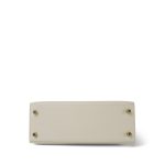 Kelly Sellier 25 Bi-Color Horseshoe (HSS) Craie/Etain Epsom Gold Plated D Stamp - Image 8
