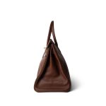 Birkin 35 Brown Ardennes Gold Plated [B] Stamp - Image 2
