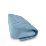 Light Blue Caviar Quilted Classic Flap Medium Light Gold Hardware - Image 13