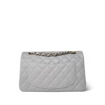21A Grey Caviar Quilted Classic Flap Small Light Gold Hardware - Image 6