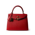 Kelly Sellier 25 Rouge Casaque Epsom Gold Plated T Stamp - Image 17