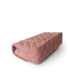Vintage Gingham Red Medium Single Flap Bag - Image 9