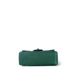 22A Iridescent Green Lambskin Quilted Mini Rectangular Single Flap Light Gold Hardware - Image 5