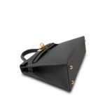 Mini Kelly Sellier Gris Graphite Veau Epsom Gold Plated U Stamp - Image 13