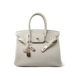 Birkin 30 Craie Togo Rose Gold Plated Y Stamp - Image 4