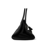 Shoulder Birkin 42 JPG Noir Clemence Palladium Plated [I] Stamp - Image 11