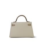 Mini Kelly Sellier II Bi-Color Horseshoe (HSS) Craie/Trench Epsom Permabrass Plated Z Stamp - Image 10