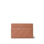 23P Beige/Dusty Pink Aged Calfskin Quilted Reissue Cardholder Aged Gold Hardware - Image 2