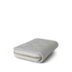 21A Light Grey Caviar Quilted Zip Coin Purse - Image 7