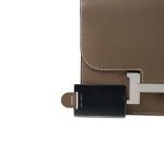 Constance 18 Etoupe Epsom Palladium Plated W Stamp - Image 10