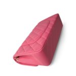 19C Pink Caviar Quilted Classic Flap Medium - Image 10