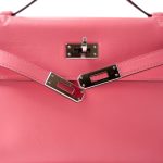 Kelly Pochette Rose Azalee Swift Palladium Plated Hardware A Stamp - Image 12