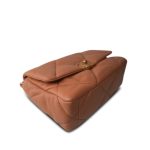 21K Caramel Lambskin Quilted 19 Flap Small Mixed Hardware - Image 9