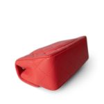 21P Red Lambskin Quilted Mini Rectangular Single Flap - Image 9