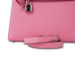 Kelly Sellier 25 Rose Confetti Veau Epsom Palladium Plated X Stamp - Image 4