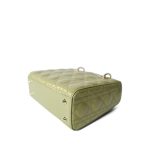 Glossy Green Lady Dior Patent Cannage Small - Image 9