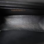 22A Black Crumpled Calfskin Quilted Reissue 2.55 224 Aged Gold Hardware - Image 9