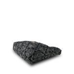 22K Black Ecru Tweed Quilted 22 Hobo Bag Medium Aged Gold Hardware - Image 11