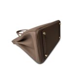 Birkin 30 Etoupe Veau Togo Gold Plated B Stamp - Image 9