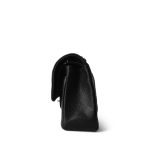 Black Caviar Quilted Small Classic Flap SHW - Image 2