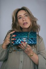 23P Multi Tone Green Patent Quilted Mini Rectangular Flap Light Gold Hardware - Image 14