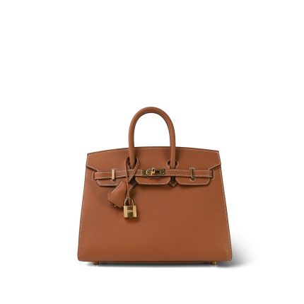 Birkin 25 Gold Epsom Gold Plated W Stamp