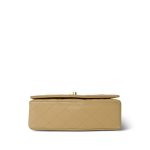 Light Beige Lambskin Quilted Full Flap Bag Gold Hardware - Image 7