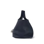 Picotin Lock 22 Bleu Nuit Clemence Palladium Plated - Image 2
