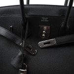 Birkin 30 Black Togo Palladium Plated C Stamp - Image 6