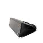 Kelly Sellier 28 Black Box Calfskin Gold Plated [A] Stamp - Image 14