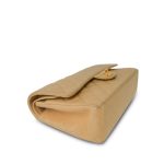 Beige Lambskin Quilted Classic Flap Medium GHW - Image 12