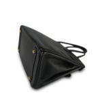 Birkin 30 Noir Epsom Gold Plated C Stamp - Image 9
